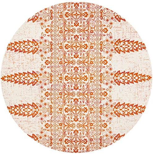 SAFAVIEH Evoke Collection Area Rug - Ivory & Gold, Non-Shedding & Easy Care, Ideal for High Traffic Areas in Living Room - Image 84