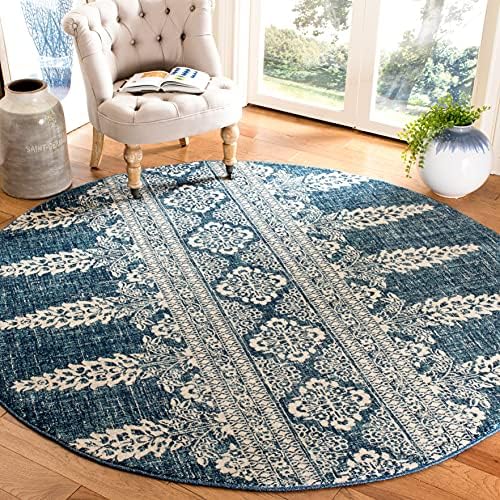 SAFAVIEH Evoke Collection Area Rug - Ivory & Gold, Non-Shedding & Easy Care, Ideal for High Traffic Areas in Living Room - Image 25