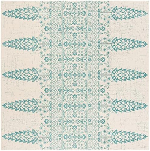 SAFAVIEH Evoke Collection Area Rug - Ivory & Gold, Non-Shedding & Easy Care, Ideal for High Traffic Areas in Living Room - Image 15