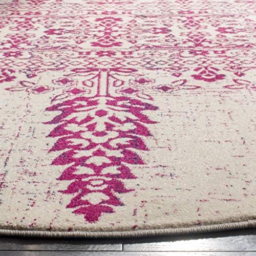 SAFAVIEH Evoke Collection Area Rug - Ivory & Gold, Non-Shedding & Easy Care, Ideal for High Traffic Areas in Living Room - Image 77