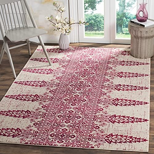 SAFAVIEH Evoke Collection Area Rug - Ivory & Gold, Non-Shedding & Easy Care, Ideal for High Traffic Areas in Living Room - Image 19