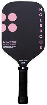 Holbrook Mav Pro |0 Pickleball Paddle: T700 3K Carbon Fiber, Power and Control, Suitable for Experienced Players, USAPA