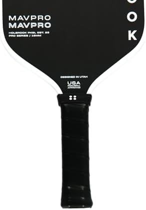 Holbrook Mav Pro |0 Pickleball Paddle: T700 3K Carbon Fiber, Power and Control, Suitable for Experienced Players, USAPA