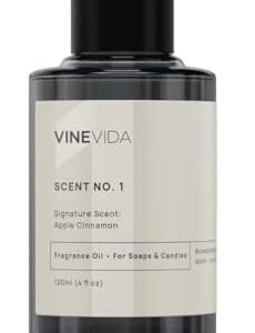 Vinevida 4oz Apple Cinnamon Fragrance Oil for Candle Making - Fall Scents and Essential Oils | Vinevida 4oz Apple Cinna