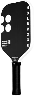 Holbrook Mav Pro |0 Pickleball Paddle: T700 3K Carbon Fiber, Power and Control, Suitable for Experienced Players, USAPA