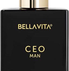 BellaVita Luxury CEO Man Perfume for Men (|38 fl.oz) | Long-Lasting Men's Perfume with Lemon, Lavender, Tonka Vetiver &