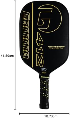 GAMMA Pickleball Paddles for Men & Women - Additional Power & Control, Honeycomb Grip, USAAPA Approved | GAMMA USA Made