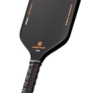 V7 Pro Pickleball Paddle - 3K Raw Carbon Fiber, 16mm Polypropylene Core, 3D PulseGrip Handle, Ideal for All Skill Levels