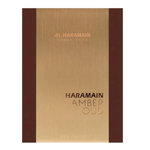 Al Haramain Amber Oud Gold Edition Eau De Parfum Spray - Long-Lasting Amber Cologne for Women & Men Al Haramain Amber Ou