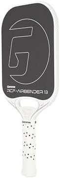 GAMMA RCF Airbender Pickleball Paddle, Raw Carbon Fiber, Shock Absorbing Gel Insert for Smooth Hits | GAMMA RCF Airbend