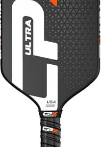 CPX Ultra Series Pickleball Paddle - 16mm Polypropylene Honeycomb Core, Lightweight for Speed (Black) CPX Ultra Series