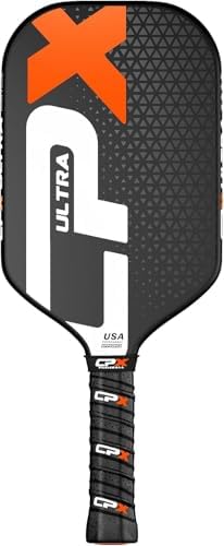 CPX Ultra Series Pickleball Paddle - 16mm Polypropylene Honeycomb Core, Lightweight for Speed (Black) CPX Ultra Series