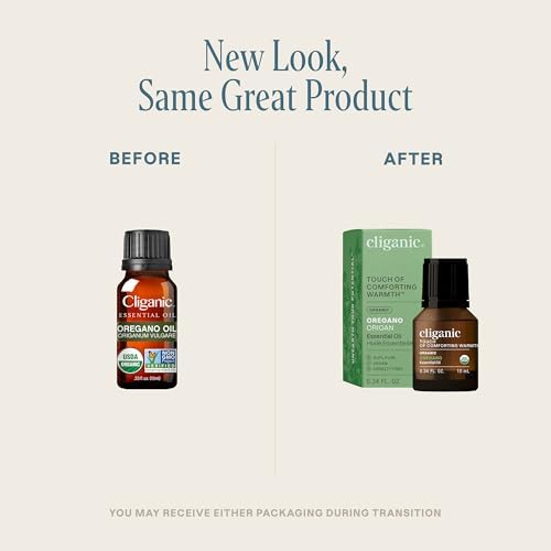 Cliganic Organic Frankincense Essential Oil - Boswellia Serrata, 100% Pure Natural Undiluted, for Stress Relief and Rela