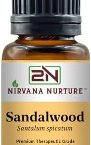Sandalwood Essential Oil Aromatherapy Diffuser - Premium, Therapeutic Grade, for Calm and Relaxation | Sandalwood Essen