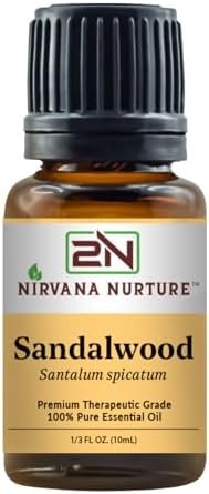 Sandalwood Essential Oil Aromatherapy Diffuser - Premium, Therapeutic Grade, for Calm and Relaxation | Sandalwood Essen