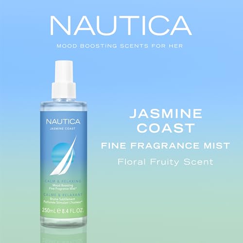 Nautica For Her Rose Island Eau De Parfum, Long Lasting & Mood-Boosting Women's Perfume, 1.6 Fl Oz Vegan Formula