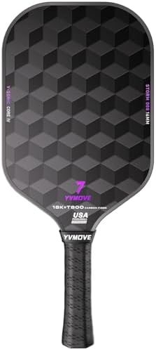 T700 Raw Carbon Fiber Pickleball Paddle for Ultimate Spin & Consistency USAPA ApprovedPremium Pickle Ball Racket with 16