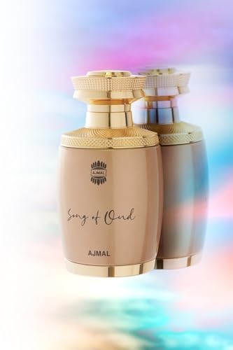 Ajmal Song of Oud Eau de Parfum - Unisex - Long-Lasting Dubai Fragrance - Citrus Fruity Spicy - Floral Woody Amber
