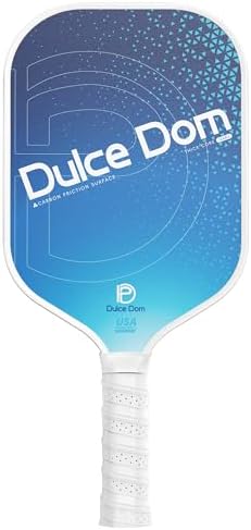 DULCE DOM USAPA Approved Fiberglass/Carbon Fiber Pickleball Paddles Set of 4 for Training | DULCE DOM 4 Indoor Outdoor
