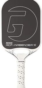 GAMMA RCF Airbender Pickleball Paddle, Raw Carbon Fiber, Shock Absorbing Gel Insert for Smooth Hits | GAMMA RCF Airbend
