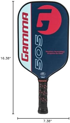 GAMMA Pickleball Paddles for Men & Women - Additional Power & Control, Honeycomb Grip, USAAPA Approved | GAMMA USA Made