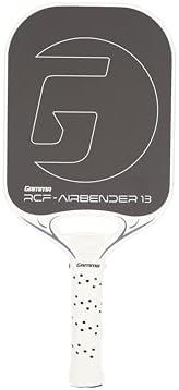 GAMMA RCF Airbender Pickleball Paddle, Raw Carbon Fiber, Shock Absorbing Gel Insert for Smooth Hits | GAMMA RCF Airbend