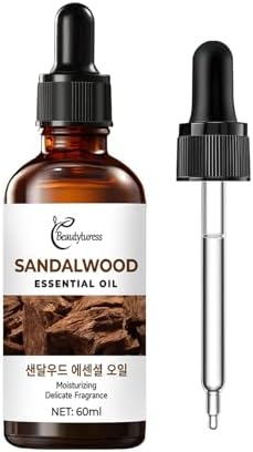 Sandalwood Essential Oil – 100% Pure & Natural Premium Grade Aromatherapy Oil – Warm Woody Scent for Meditation & Relaxa