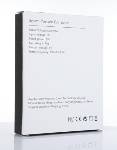 Intelligent Posture Corrector for Back and Neck Rechargeable Silicone Automatic Induction Smart Posture Trainer for Wome