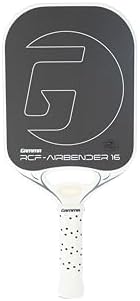 GAMMA RCF Airbender Pickleball Paddle, Raw Carbon Fiber, Shock Absorbing Gel Insert for Smooth Hits | GAMMA RCF Airbend