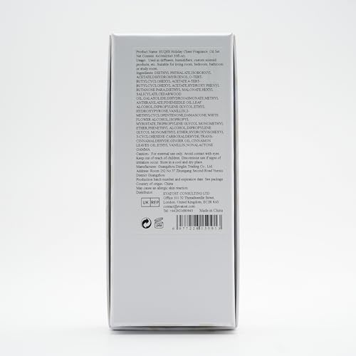 EUQEE Woody Essential Oils Set for Aromatherapy - Pure & Natural Oils - Eucalyptus, Cedarwood, Sandalwood, Frankincense,