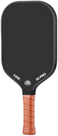 USA Pickleball Approved Pickleball Paddle, 3K Raw Carbon Fiber Surface (CFS) High Grit & Spin, Ideal for Novice and Prof