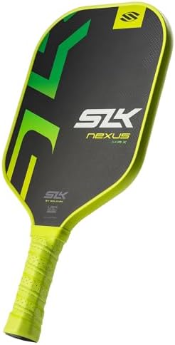 SLK Latitude & Nexus Pickleball Paddles: Graphite Face with SpinFlex Surface for Control and Power | REV-Core+ / SX4 Pol