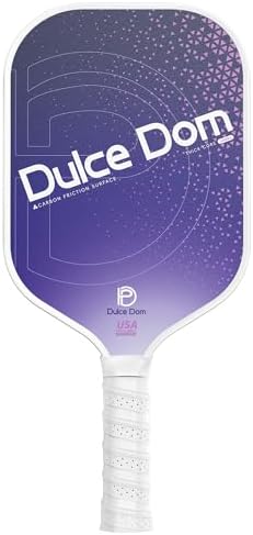 DULCE DOM USAPA Approved Fiberglass/Carbon Fiber Pickleball Paddles Set of 4 for Training | DULCE DOM 4 Indoor Outdoor