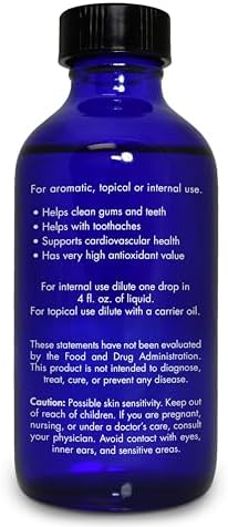 100% Pure Frankincense Essential Oil, Food Grade, for Face and Beauty, by Zongle Therapeutics, 4 OZ | Edible Frankincen