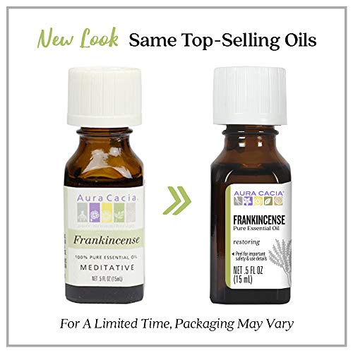 Aura Cacia Sandalwood Essential Oil for Skin Care and Centering Aura Cacia Sandalwood Essential Oil Jojoba Oil 0.5 fl.