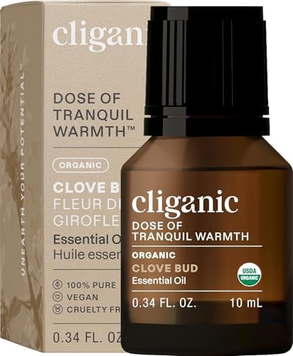 Cliganic Organic Frankincense Essential Oil - Boswellia Serrata, 100% Pure Natural Undiluted, for Stress Relief and Rela