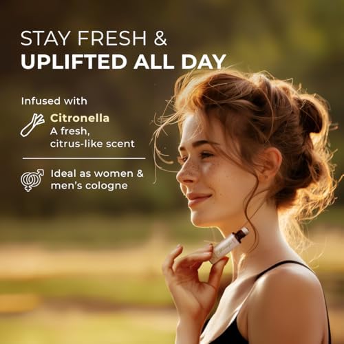 Gya Labs Frankincense & Somali Myrrh Essential Oil Roll On - Convenience - Camping Enthusiasts - Aromatherapy Relief, Cl