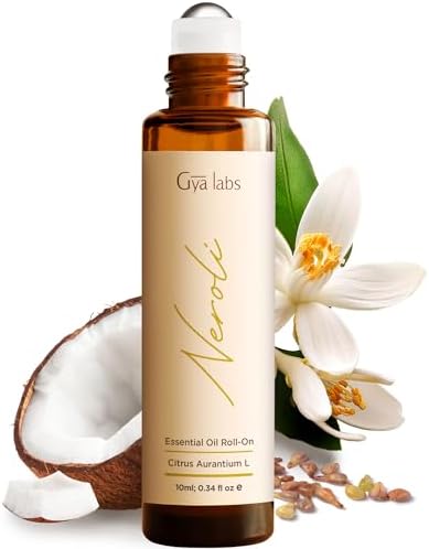 Gya Labs Frankincense & Somali Myrrh Essential Oil Roll On - Convenience - Camping Enthusiasts - Aromatherapy Relief, Cl