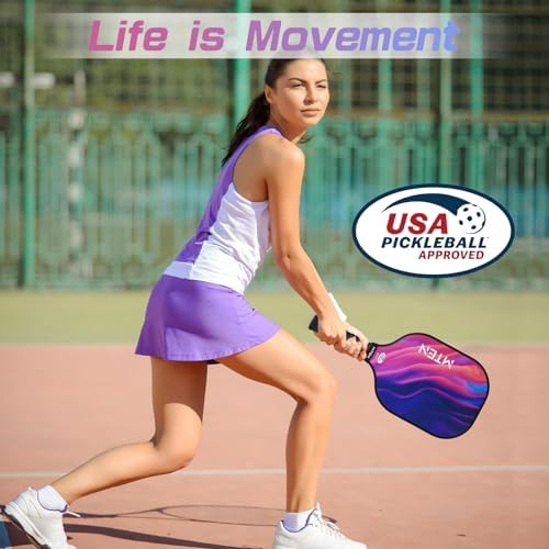 USAPA Approved Fiberglass Surface Pickleball Set for Men and Women Global Recycled Standard
