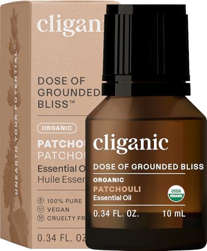 Cliganic Organic Frankincense Essential Oil - Boswellia Serrata, 100% Pure Natural Undiluted, for Stress Relief and Rela