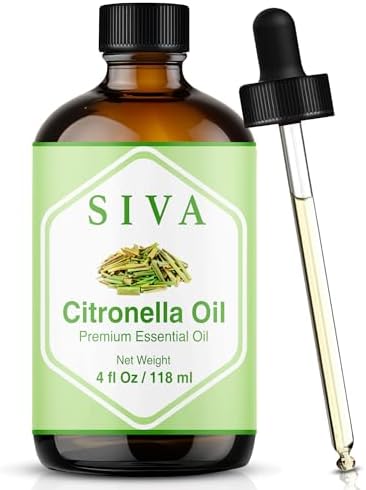 Siva Rosemary Essential Oil - 100% Natural Rosemary Oil – for Skin Care, Hair Care, Aromatherapy - 4 Fl Oz with Dropper