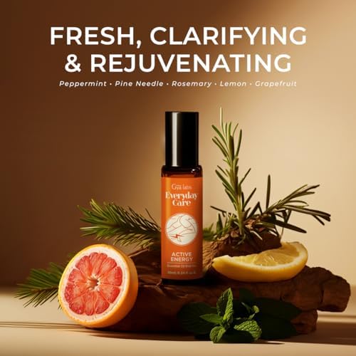 Gya Labs Frankincense & Somali Myrrh Essential Oil Roll On - Convenience - Camping Enthusiasts - Aromatherapy Relief, Cl