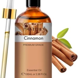 PHATOIL Cinnamon Essential Oil for Aromatherapy and Home Freshening | PHATOIL Pure Cinnamon Essential Oil for Skin Care