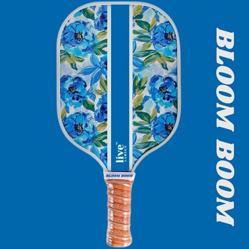 Premium Pickleball Paddle Racket - Durable Fiberglass - Honeycomb Core - Women - Match Play & Practice - Awesome Pop & S