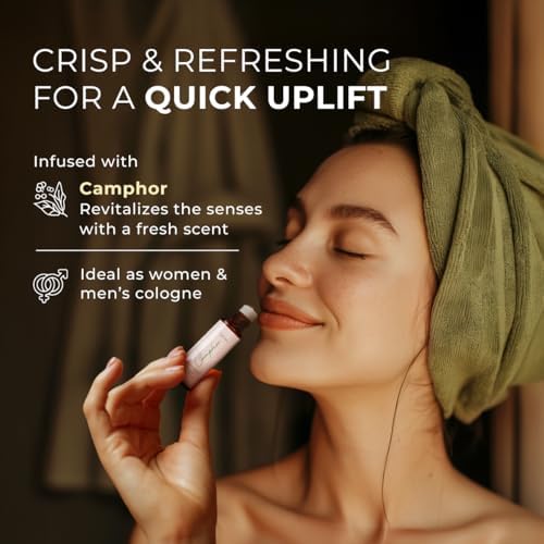 Gya Labs Frankincense & Somali Myrrh Essential Oil Roll On - Convenience - Camping Enthusiasts - Aromatherapy Relief, Cl