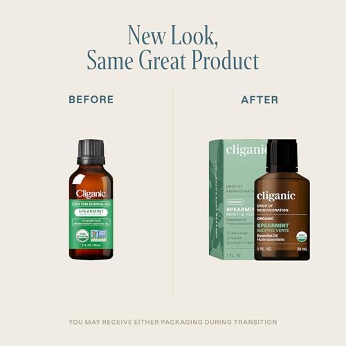 Cliganic Organic Frankincense Essential Oil - Boswellia Serrata, 100% Pure Natural Undiluted, for Stress Relief and Rela