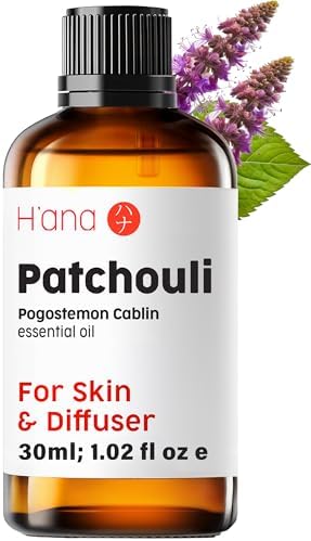 H'ana Sandalwood Essential Oil - 1.02 Fl Oz - for Hair and Skin, Aromatherapy, DIY Soap Making - ClimatePartner Certifie