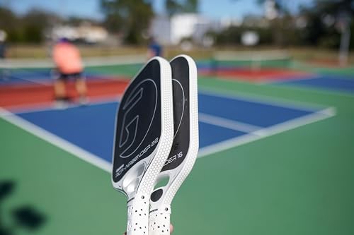 GAMMA RCF Airbender Pickleball Paddle, Raw Carbon Fiber, Shock Absorbing Gel Insert for Smooth Hits | GAMMA RCF Airbend