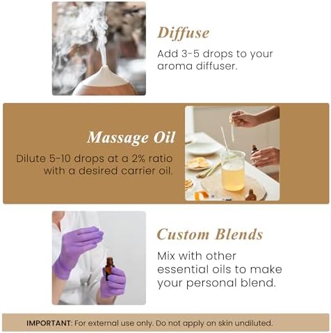 Handcraft Blends Organic Cedarwood Essential Oil - Premium Grade for Diffuser and Aromatherapy - USDA Organic - 1 Fl Oz