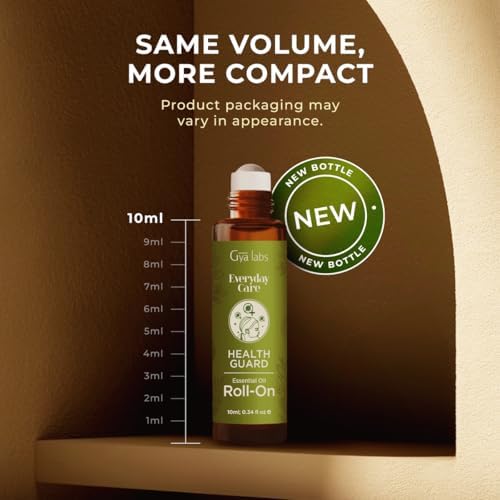 Gya Labs Frankincense & Somali Myrrh Essential Oil Roll On - Convenience - Camping Enthusiasts - Aromatherapy Relief, Cl